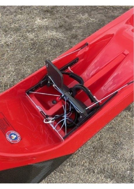 Vajda Surf Ski - Foot well backside of peddles.jpg