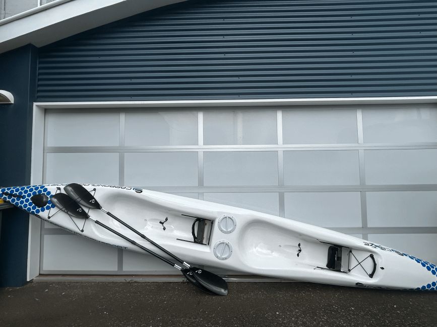 Carbonology Sport SS2 Cruze X double surf ski plus carbon Epic paddles