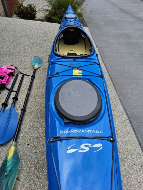 Stellar S16 G1 sit in touring sea kayak